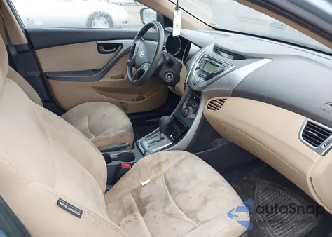 2013 Hyundai Elantra Gls from USA, damaged, VIN KMHDH4AE0DU532726